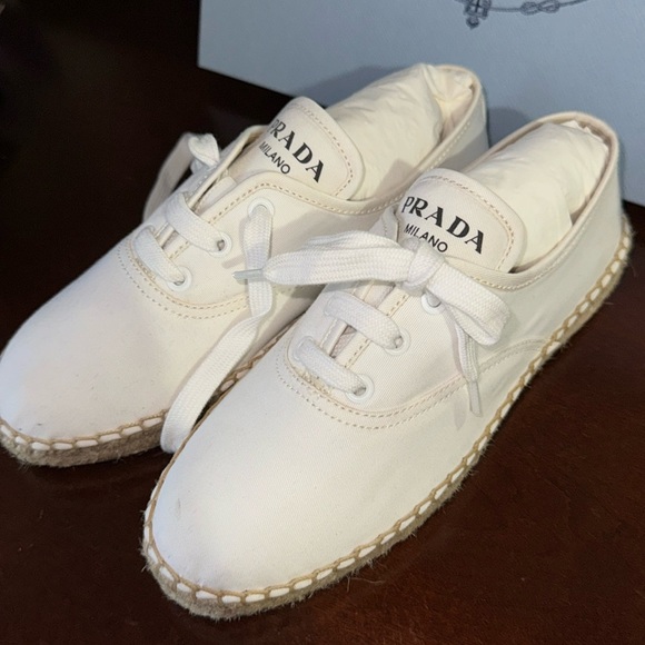 Authentic Prada Espadrilles - Picture 1 of 4